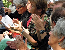 Tuinconcert van blaaskwintet Pentamuse in
                          Voortuin Bennekom 27 juni 2015